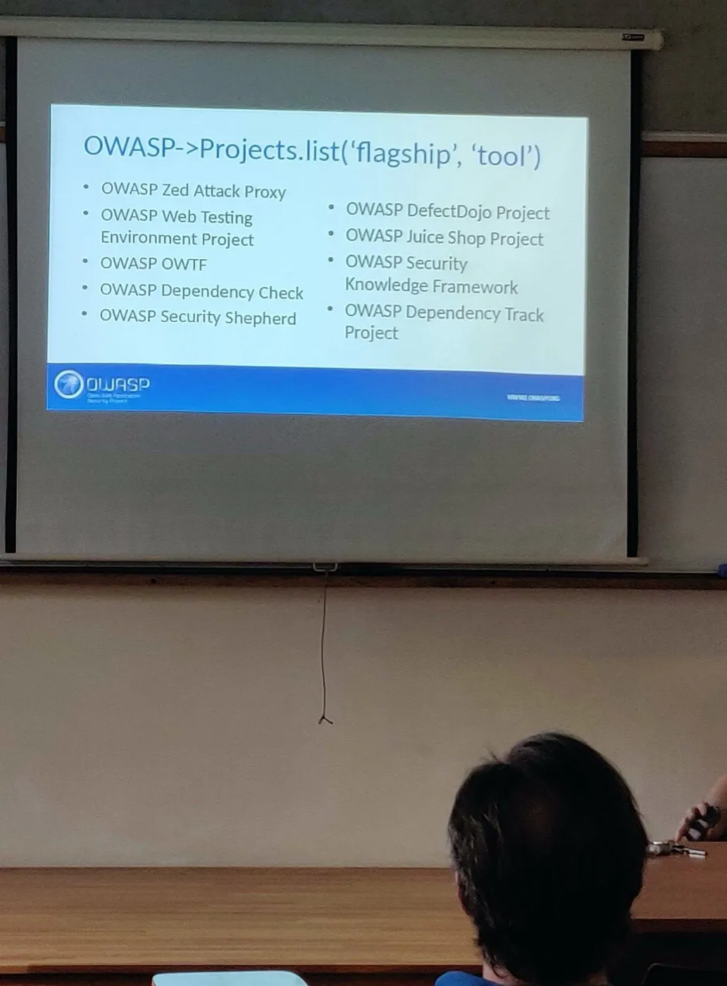 Foto 3 de 3: Primera Meetup de OWASP Uruguay